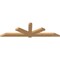 Ekena Millwork Kennewick Timber Gable Bracket, Western Red Cedar, 96"W x 28"H x 3 1/2"D x 5 1/2"F, 7/12 Pitch GBW096X28X0406KEN00SWR - alternate 5